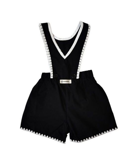 ブランケットステッチ2WAYサロペット
