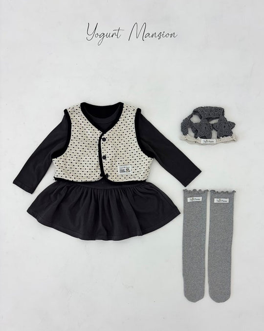 [yogurt mansion]caramel vest