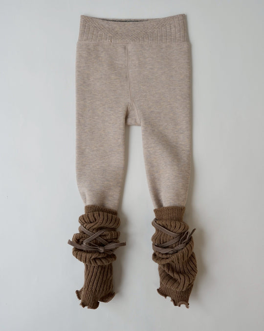 レッグウォーマー付裏起毛レギンス