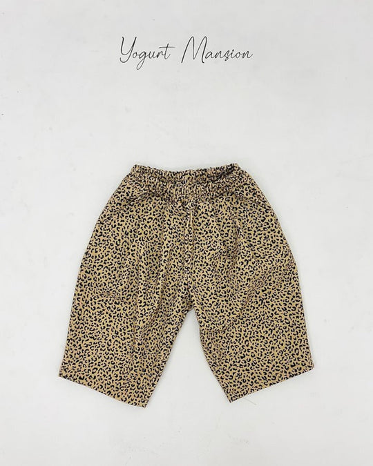 [yogurt mansion]leopard pants