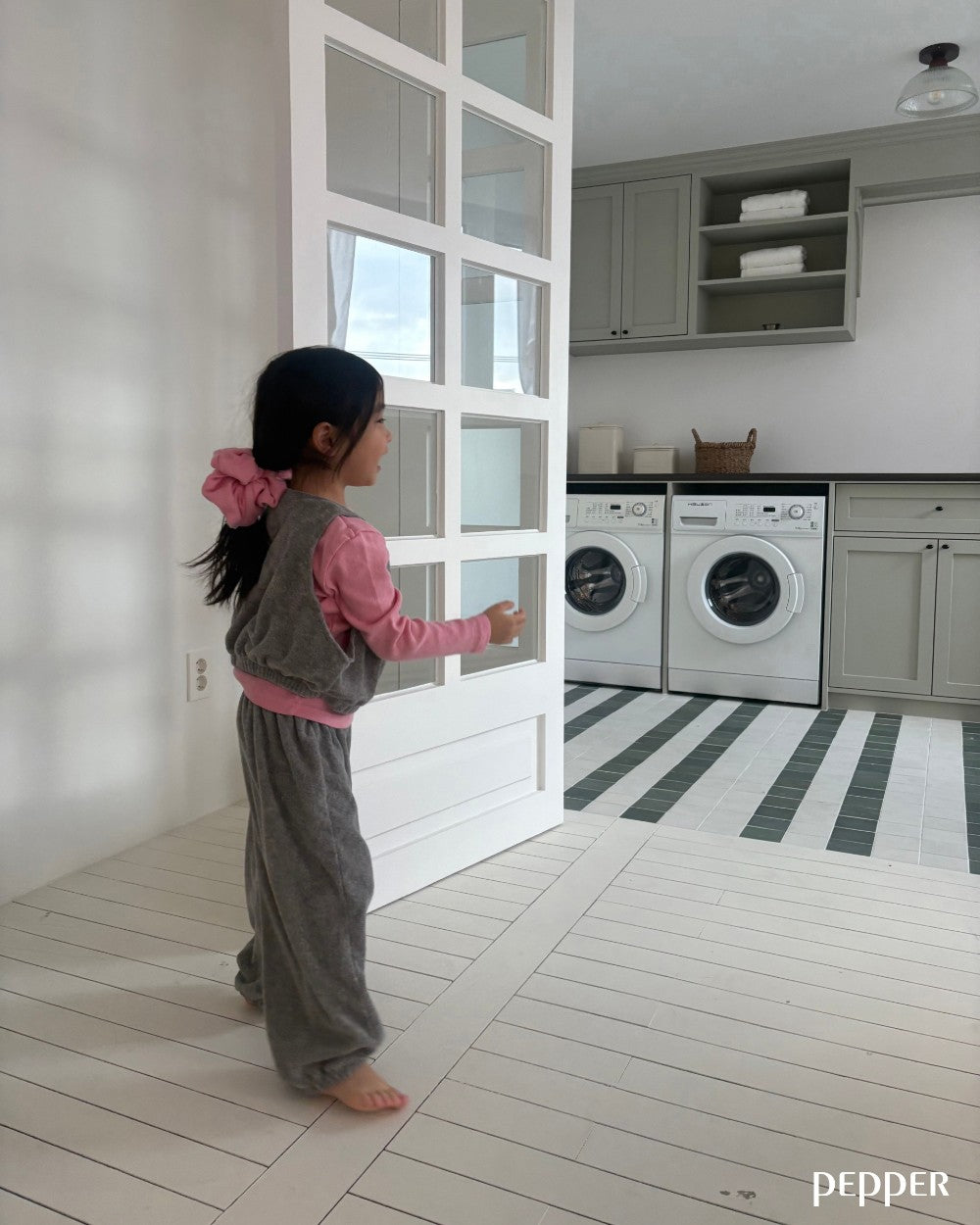 [pepper]terry jogger pants