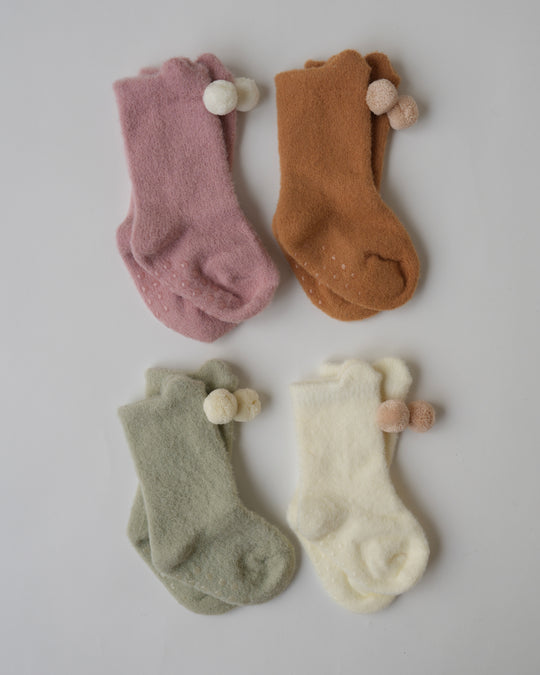 ポンポンBABYソックス