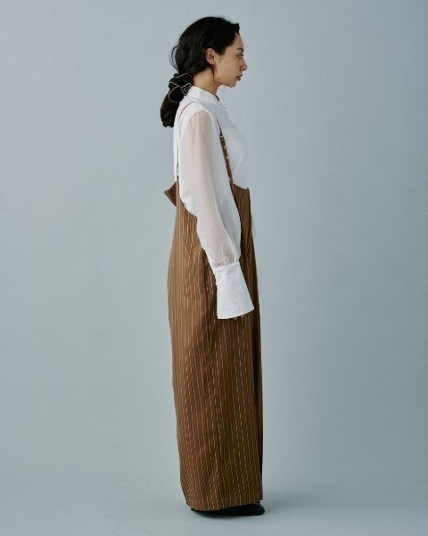 ヘリンボーンストライプサス付パンツ