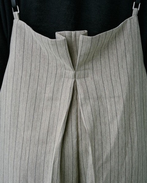 ヘリンボーンストライプサス付パンツ