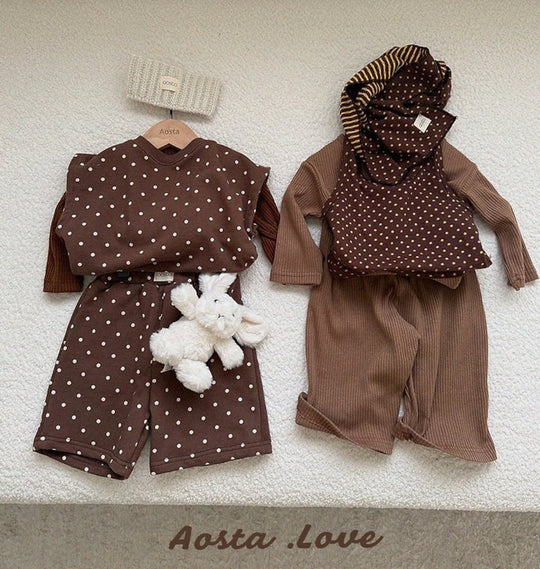 [AOSTA]Dot Tongtong Vest