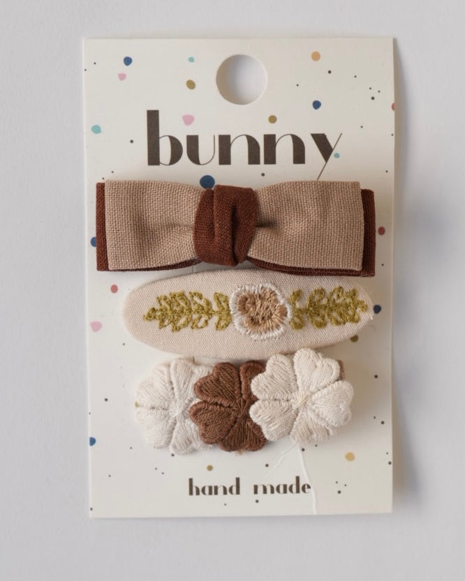 リボン×フラワーヘアアクセセット