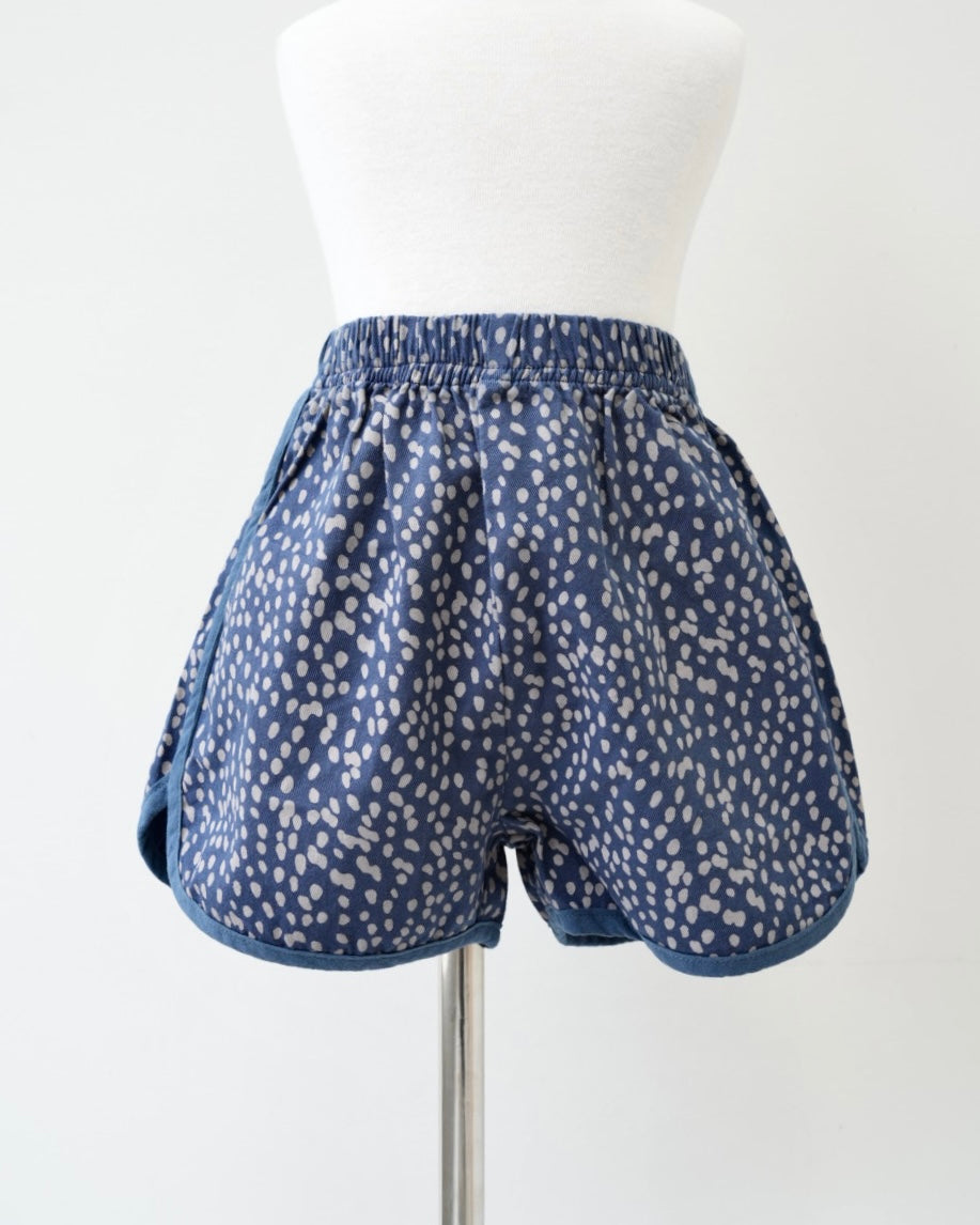 ダルメシアンパイピングショートパンツ