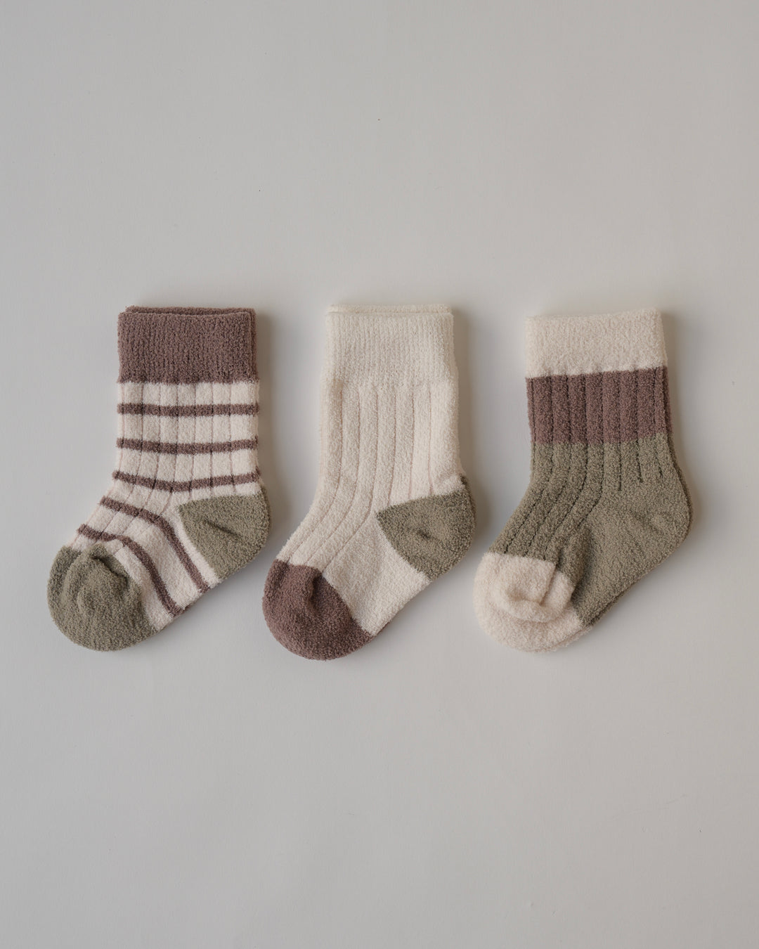 BABYふわふわソックス3足セット