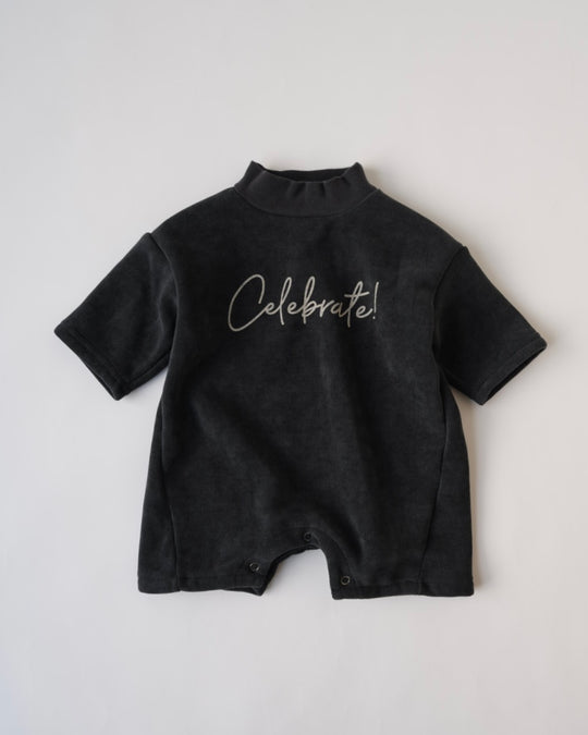 [nunu biel]plum裏起毛ロンパース