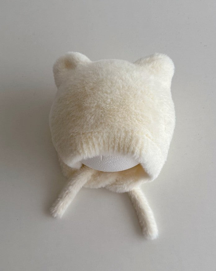 ふわふわにゃんこボンネ 260032.