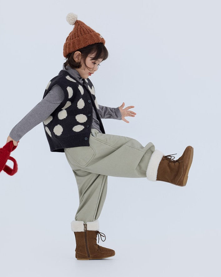 カーブ裏起毛パンツ