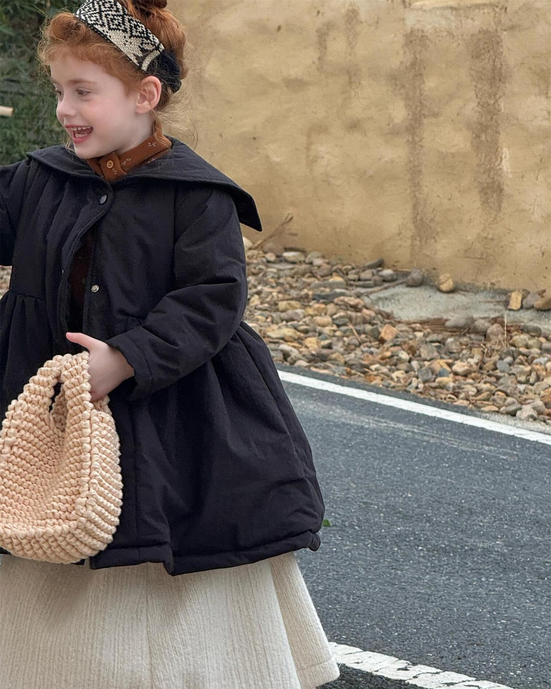 中綿Aラインジャケット