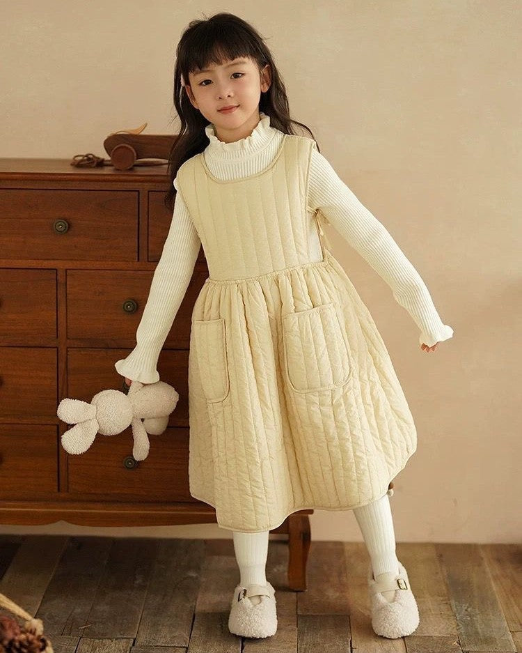 キルティングN/Sワンピース