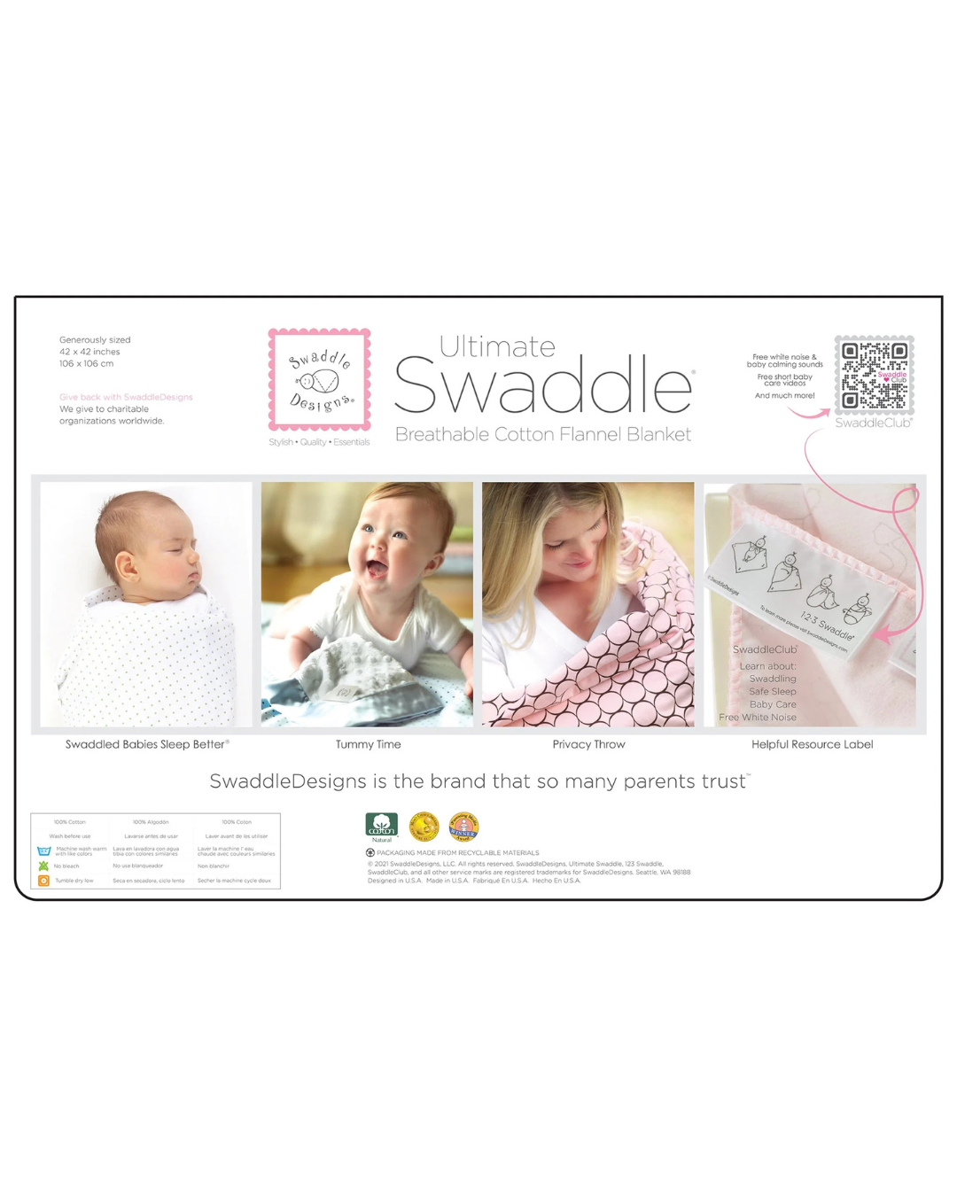 [SwaddleDesigns]マーキゼットスワドル おくるみ
