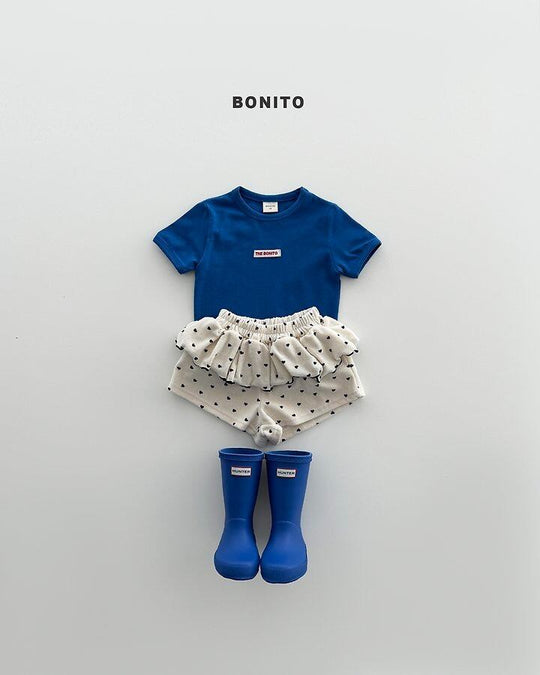 [BONITO]mini heart frill pants