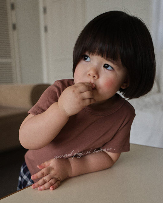 [NORMAL PLAY]soft slim short sleeve tee