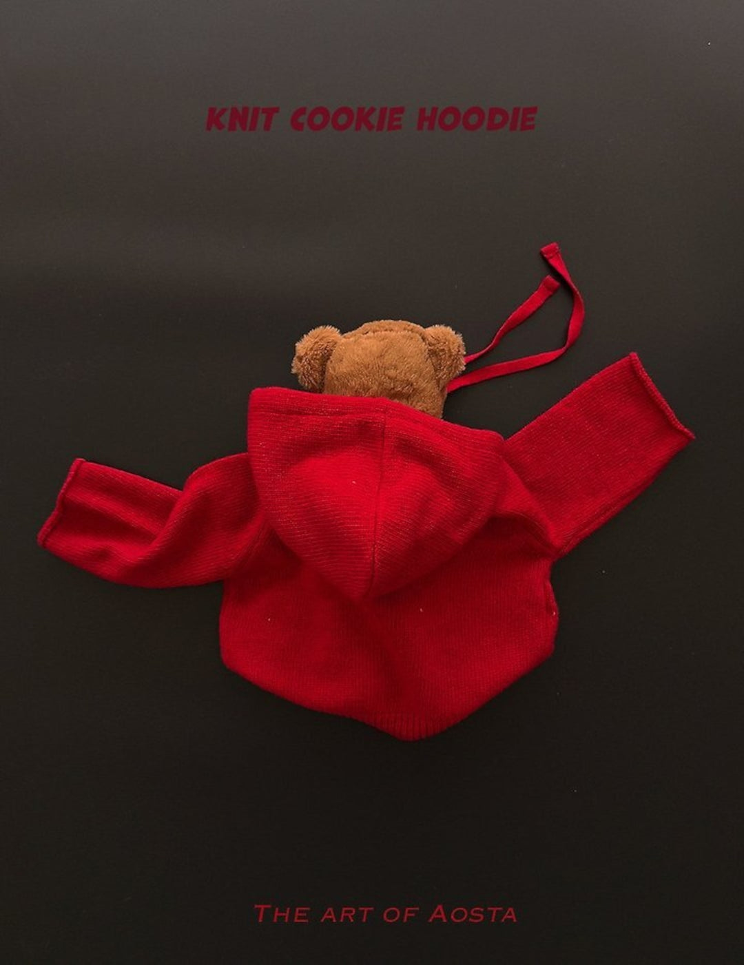 [AOSTA]Knit Cookie Hoodie