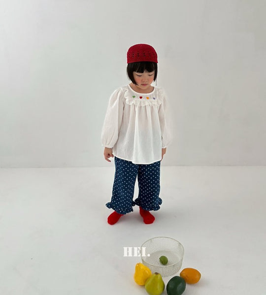 [Hei]フリルデニムPT