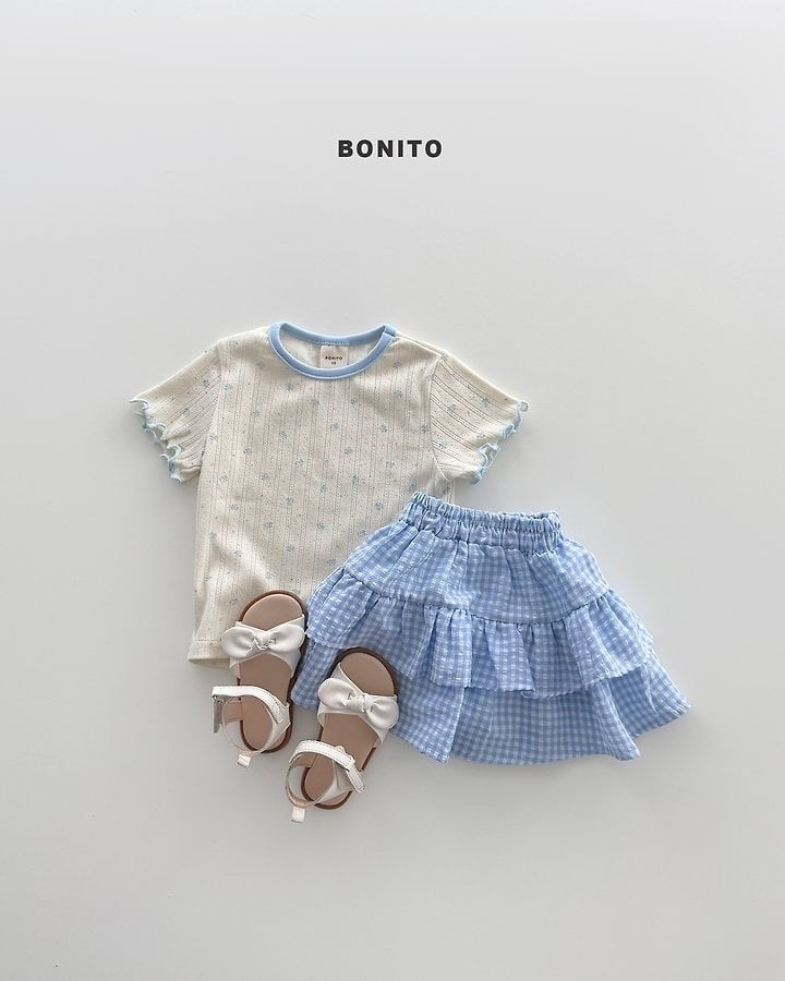 [BONITO]bloom eyelet T
