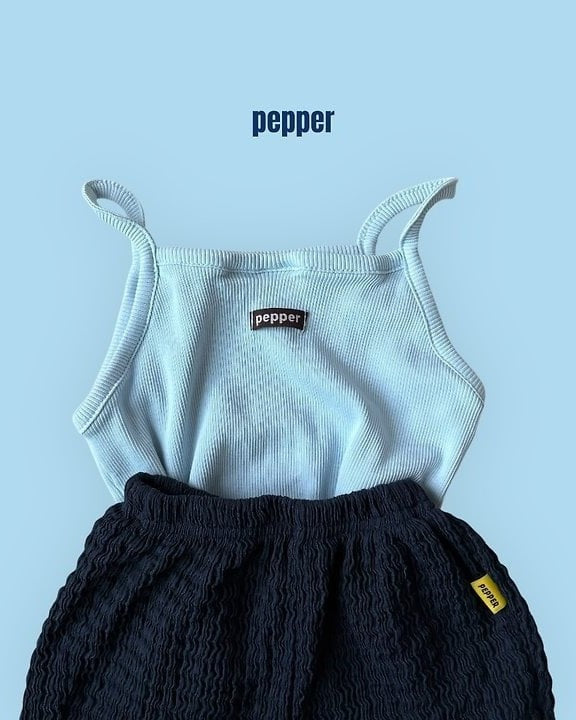 [pepper]ribbed camisole