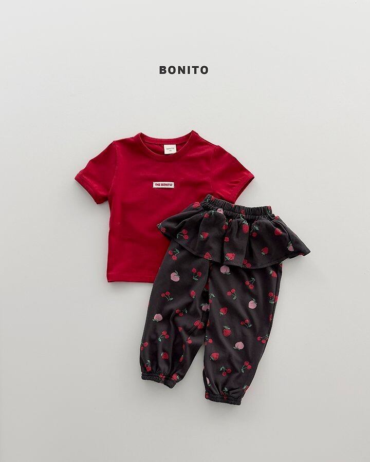 [BONITO]frill jogger pants