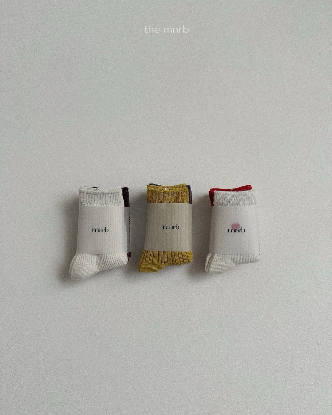 [minirobe]Basic Waffle Socks 3Set
