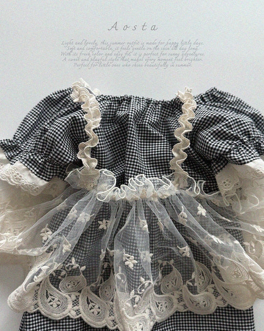 [aosta]lace strap bustier