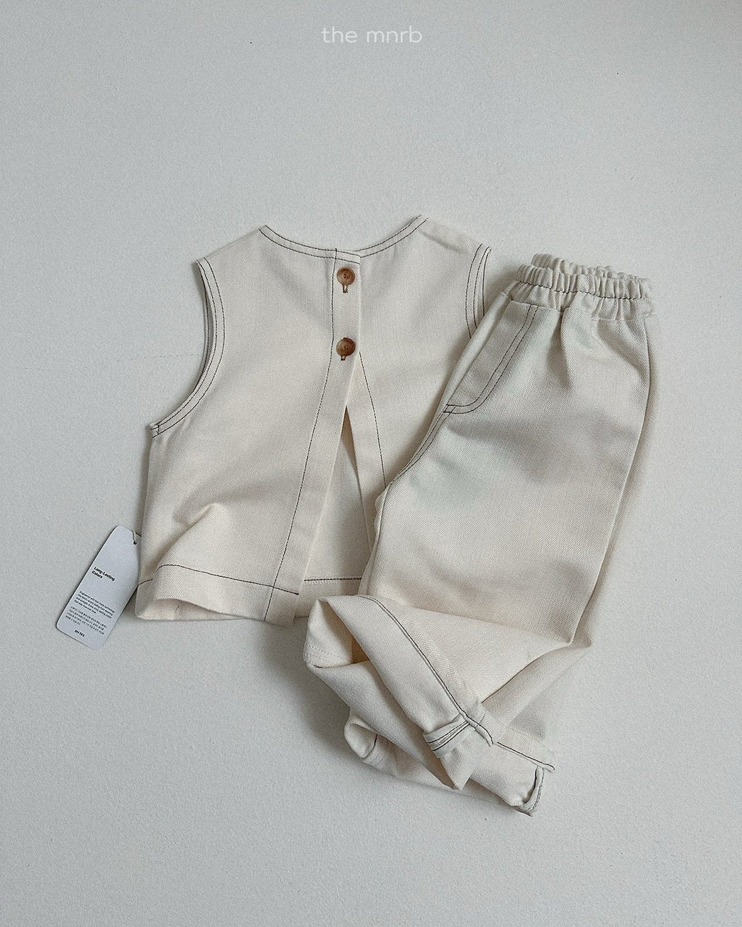[minirobe]Non-Fade Denim Pants