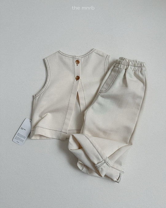 [minirobe]Non-Fade Denim Pants