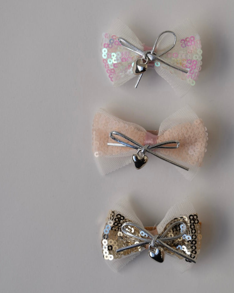 キラキラリボンクリップ