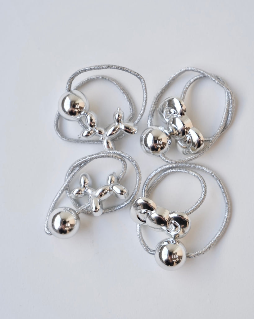 シルバーPOPヘアゴム. – unbirthday