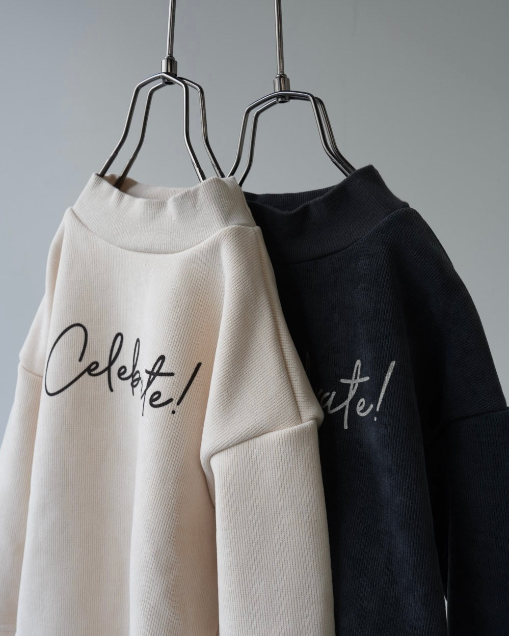 [nunu biel]plum裏起毛カットソー