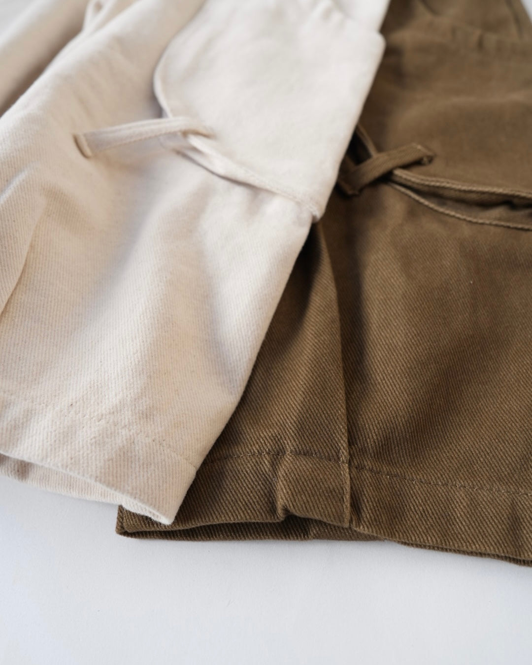 スクープポケット裏起毛ワークパンツ