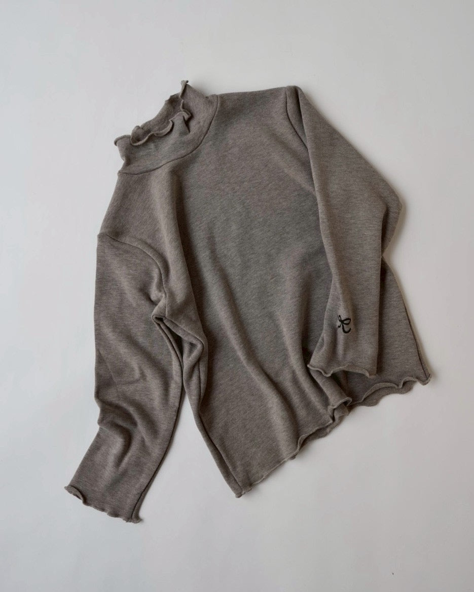 リボンステッチスムースメロウトップス