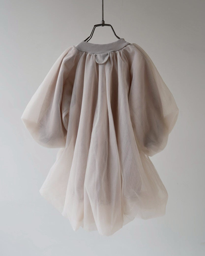 ラメチュールバルーンワンピース