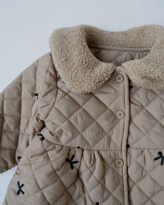 リボンキルティングジャケット