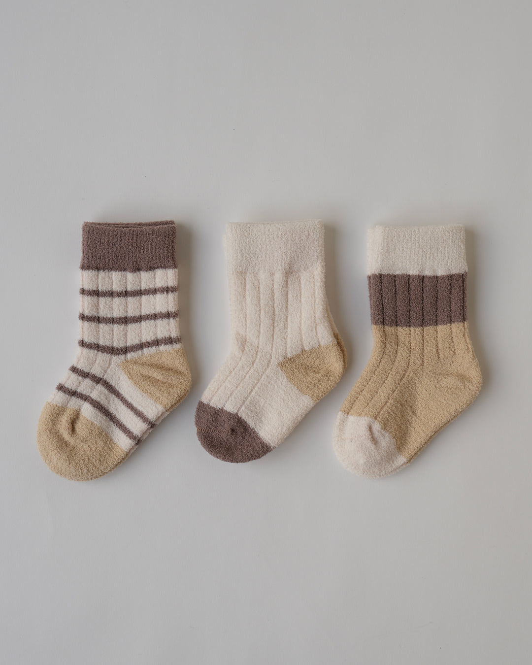 BABYふわふわソックス3足セット