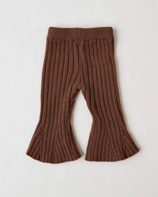 BABYリブニットフレアパンツ
