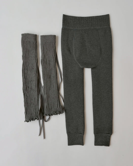 レッグウォーマー付裏起毛レギンス