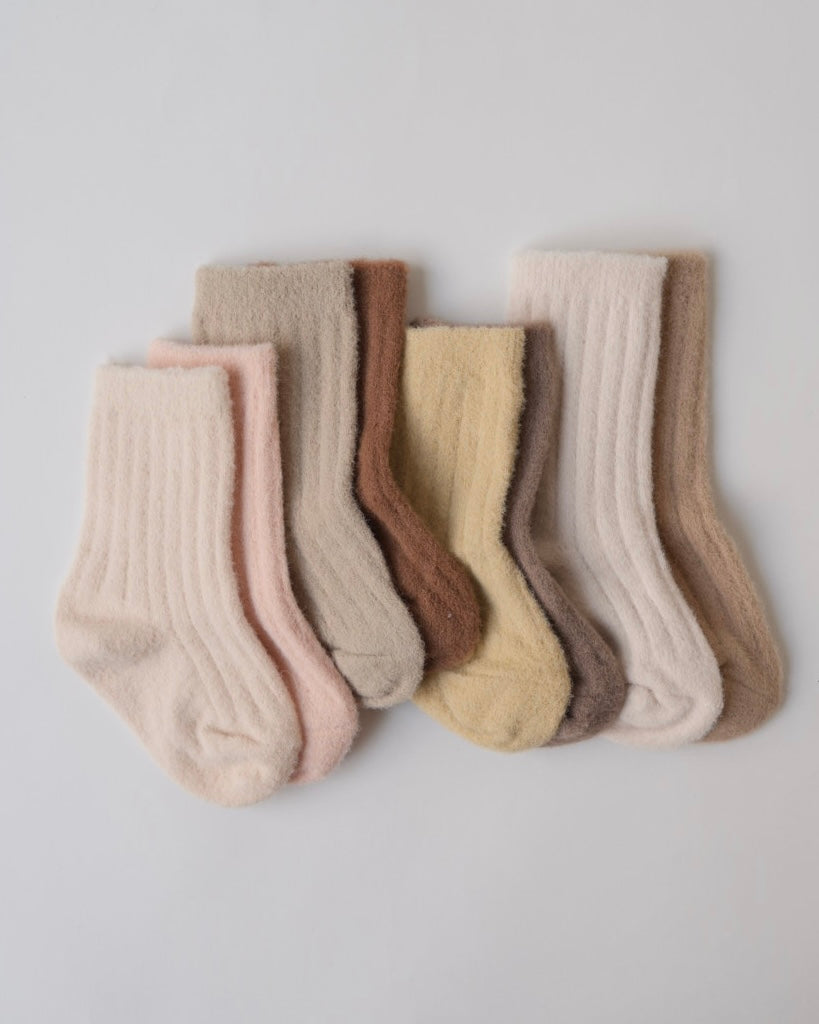 ふわもちベビーソックス2足セット