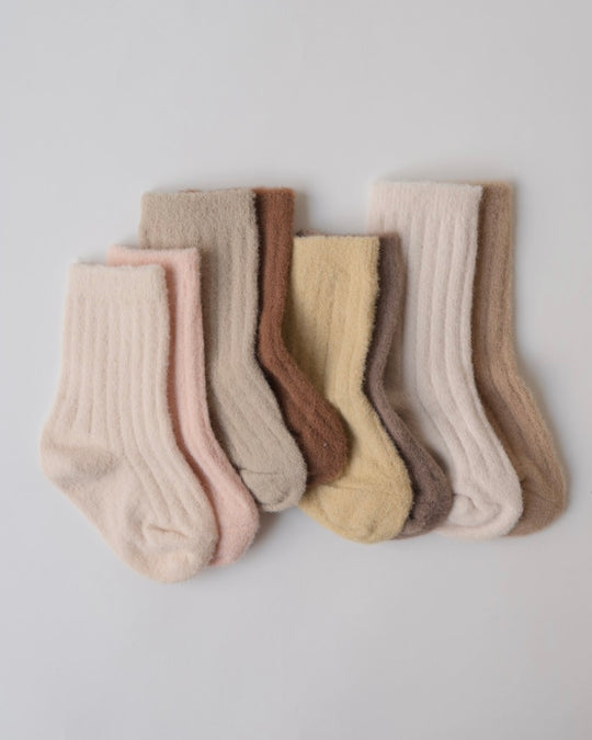 ふわもちベビーソックス2足セット