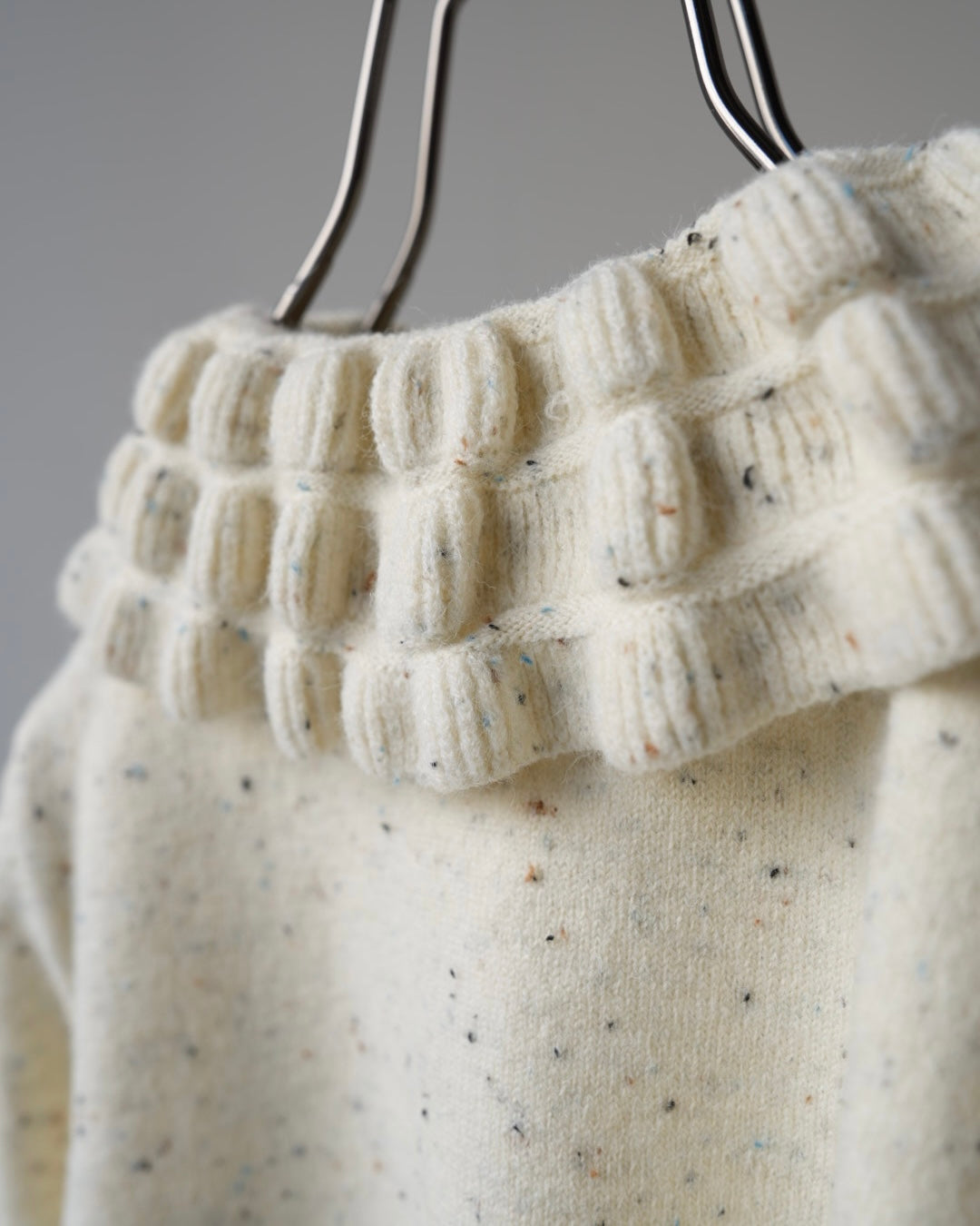 ぽこぽこカラーネップニット