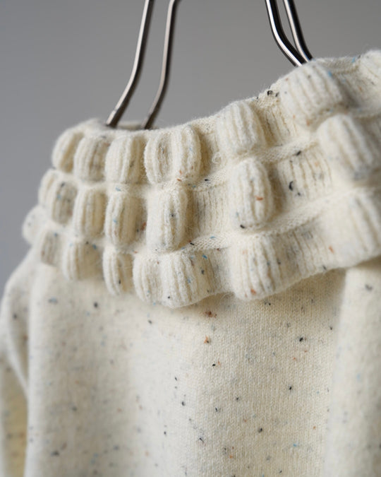 ぽこぽこカラーネップニット