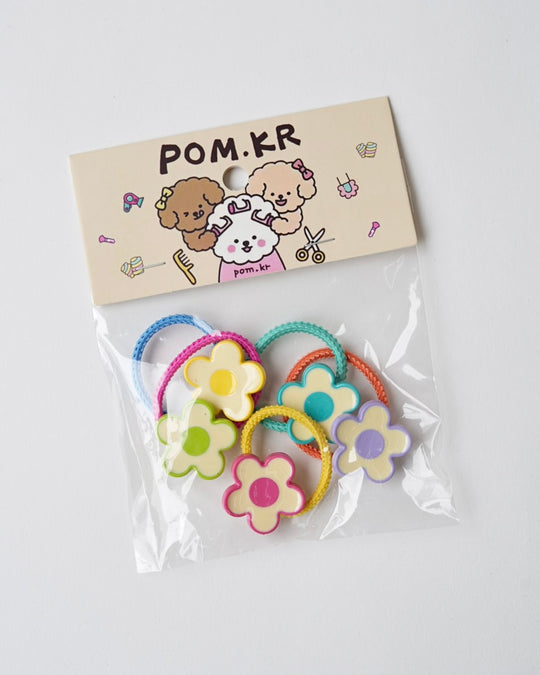 お花ヘアゴム5本セット
