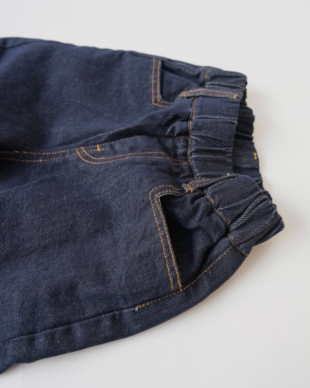 ロールアップインディゴデニム