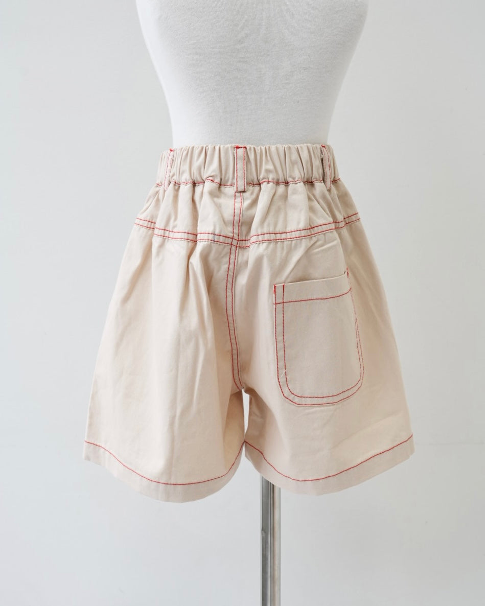 レッドステッチショートパンツ