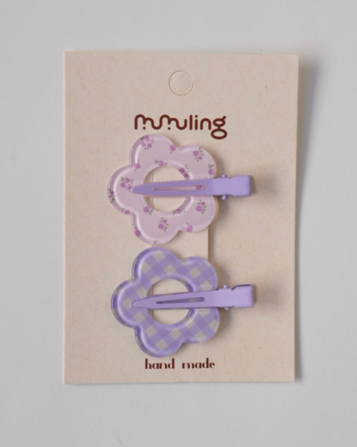 フラワー前髪クリップ