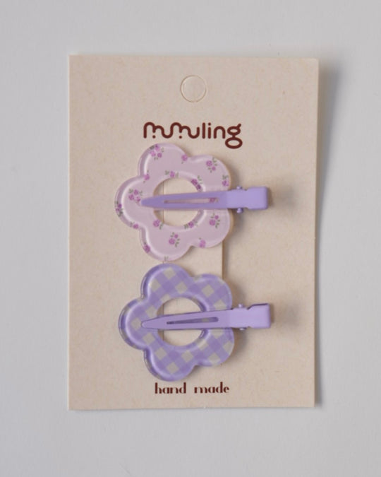 フラワー前髪クリップ