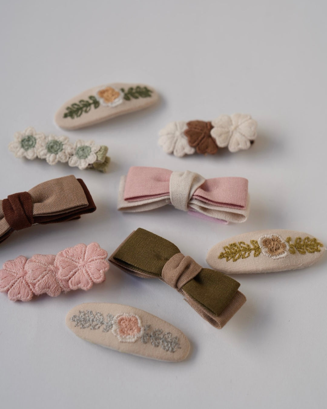 リボン×フラワーヘアアクセセット