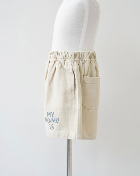 MYNAMEツイルショートパンツ
